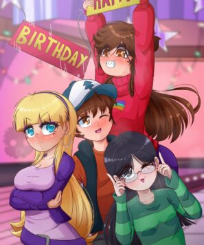 Gravity Falls Quadrinho Porno: Feliz Aniversário