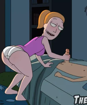 Ricky and Morty Porno: Entrando No quarto do Morty